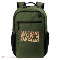 Retro All I Want In Life Is Pancakes Backpack thumb 0