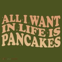 Retro All I Want In Life Is Pancakes Mousepad thumb 1