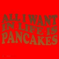 Retro All I Want In Life Is Pancakes Santa Hat thumb 1