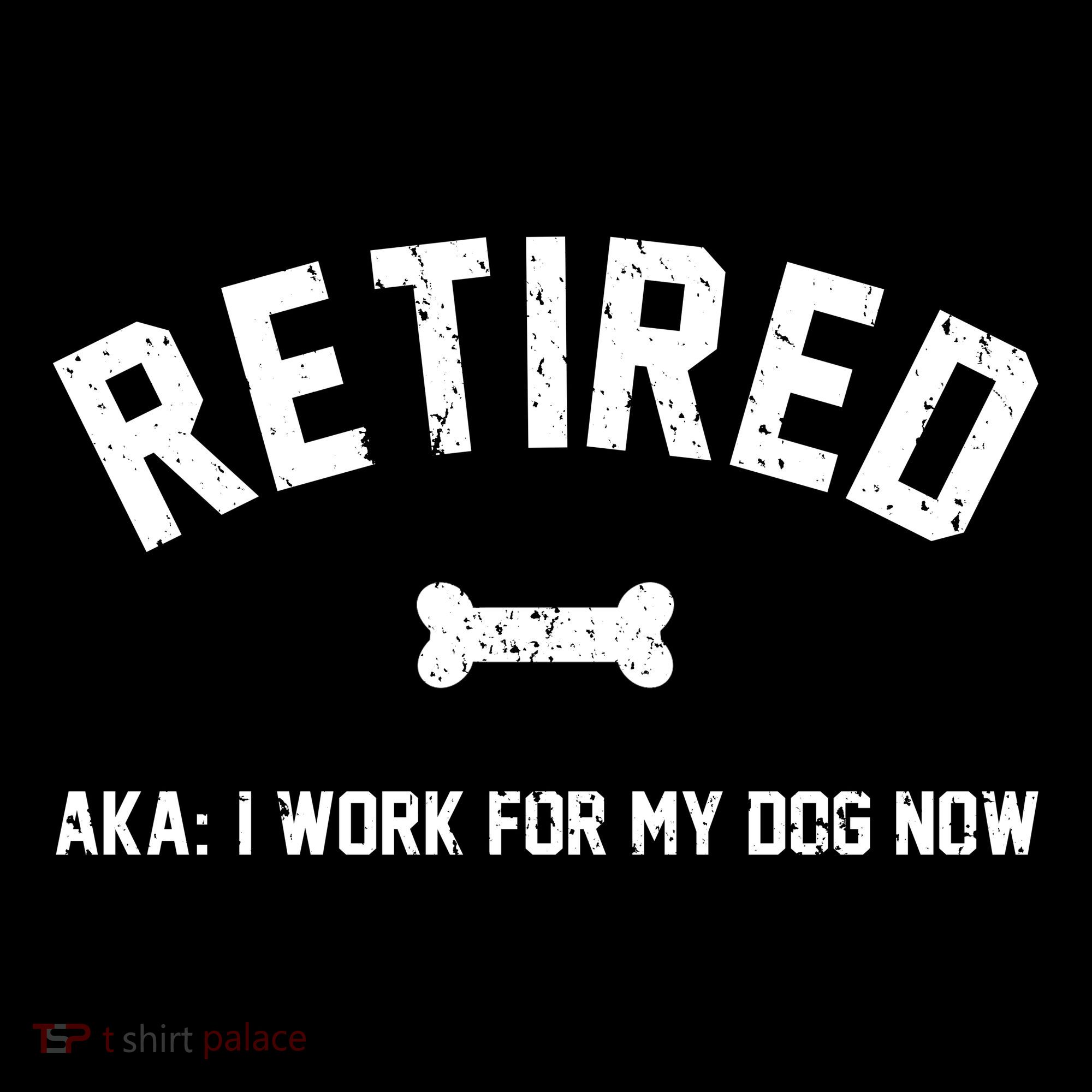 Retired Aka I Work For My Dog Now Ornament