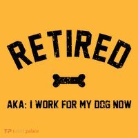 Retired Aka I Work For My Dog Now Hat thumb 2
