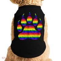 Rainbow Bear Paw Doggie Tank thumb 0