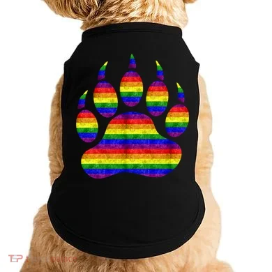 Rainbow Bear Paw Doggie Tank