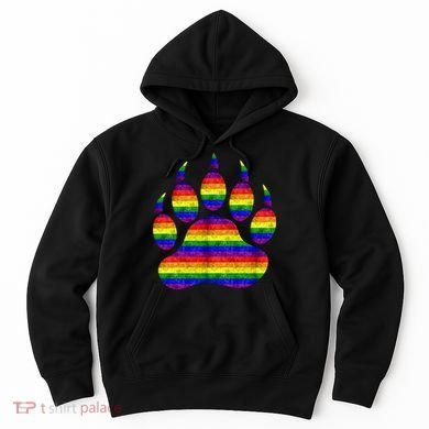 Rainbow Bear Paw Hoodie