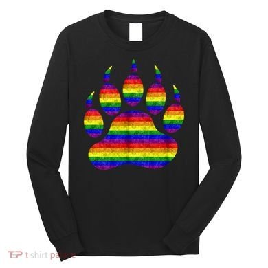 Rainbow Bear Paw Long Sleeve Shirt