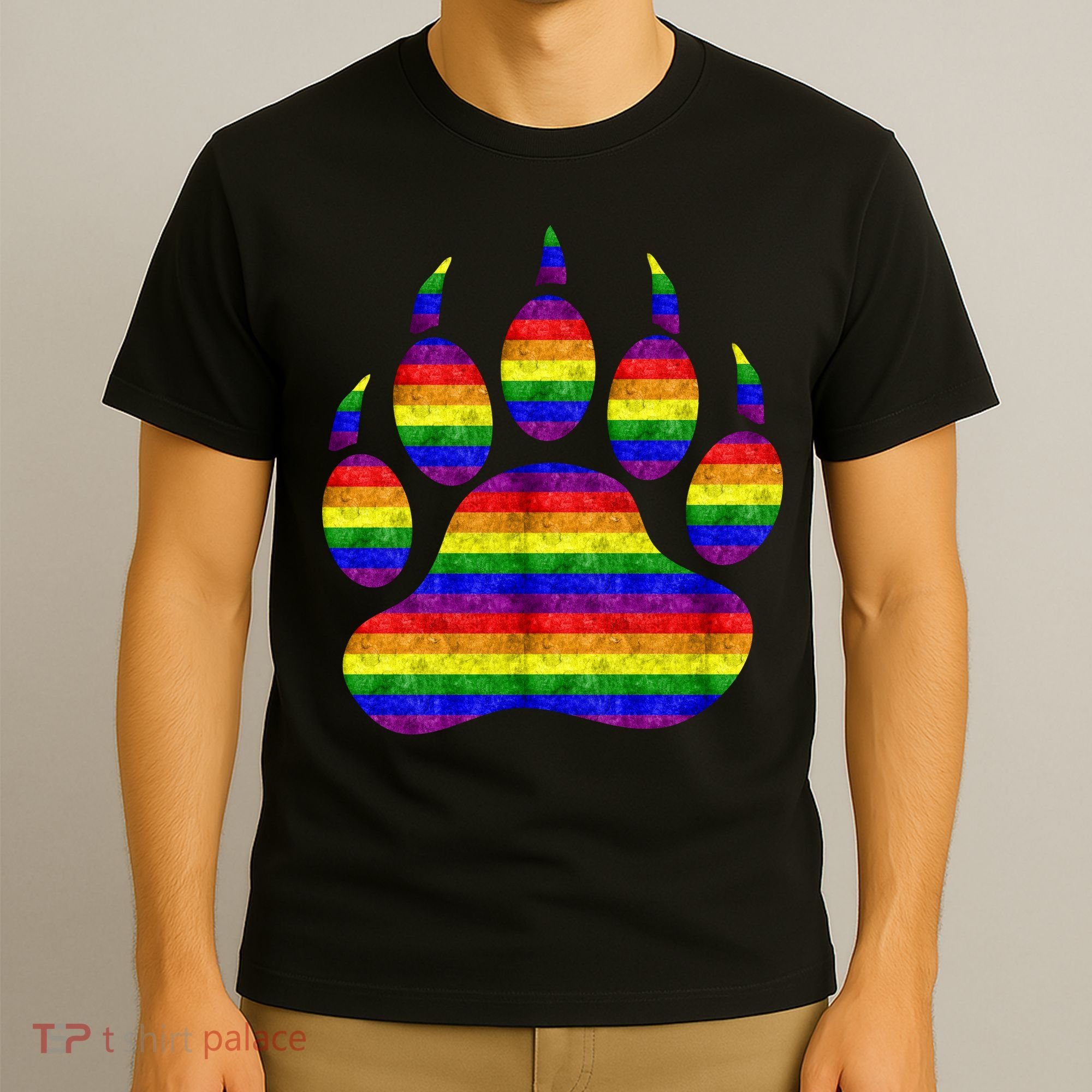 Rainbow Bear Paw T-Shirt