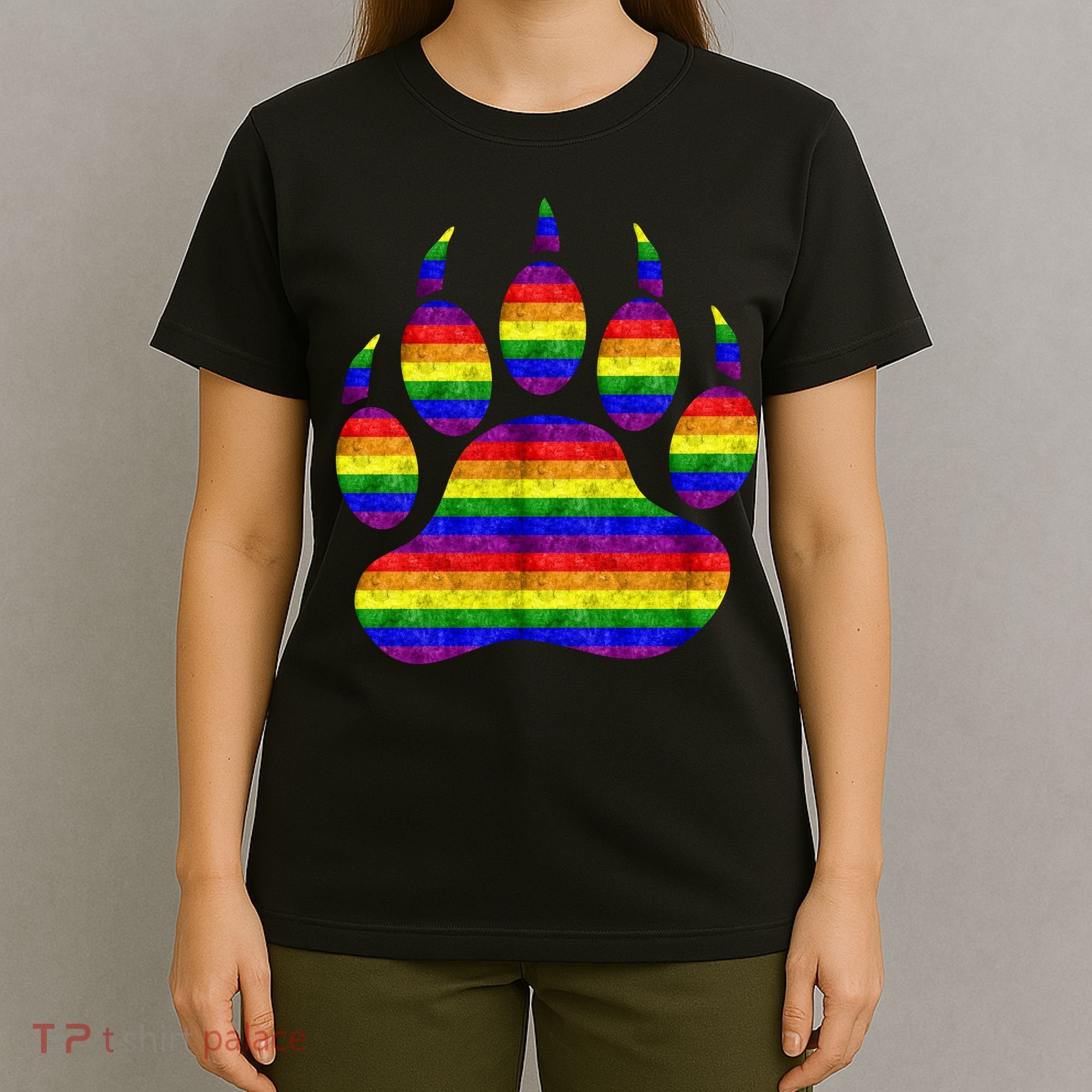 Rainbow Bear Paw T-Shirt