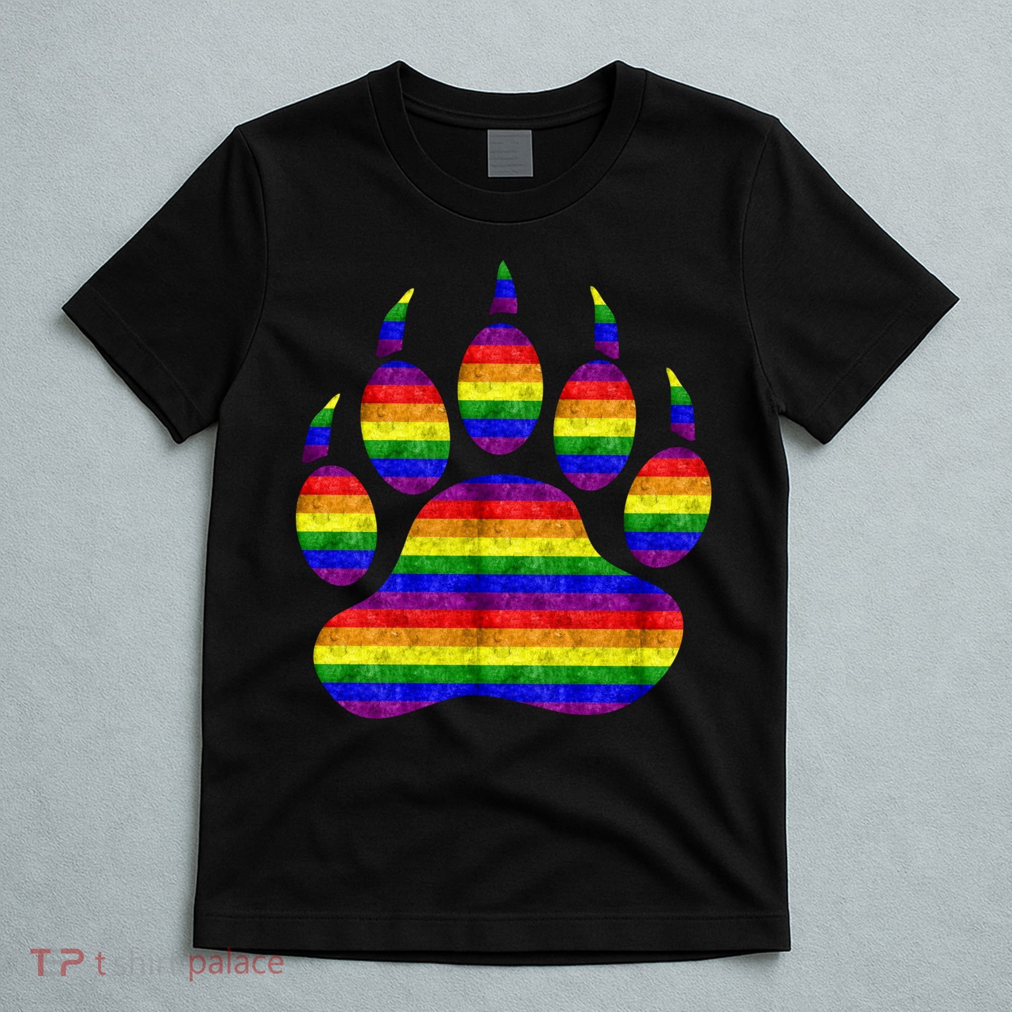 Rainbow Bear Paw T-Shirt