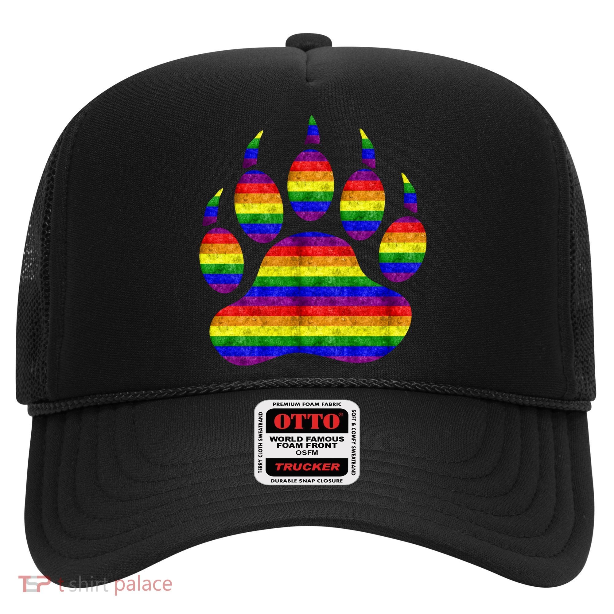 Rainbow Bear Paw Hat
