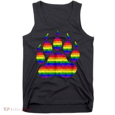 Rainbow Bear Paw Tank Top