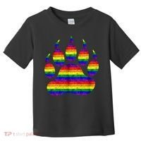 Rainbow Bear Paw Toddler T-Shirt thumb 0
