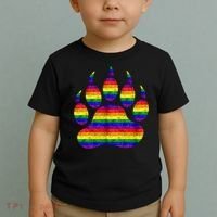 Rainbow Bear Paw Toddler T-Shirt thumb 2
