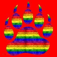 Rainbow Bear Paw Santa Hat thumb 1