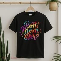 Rainbow Best Mom Ever T-Shirt thumb 2