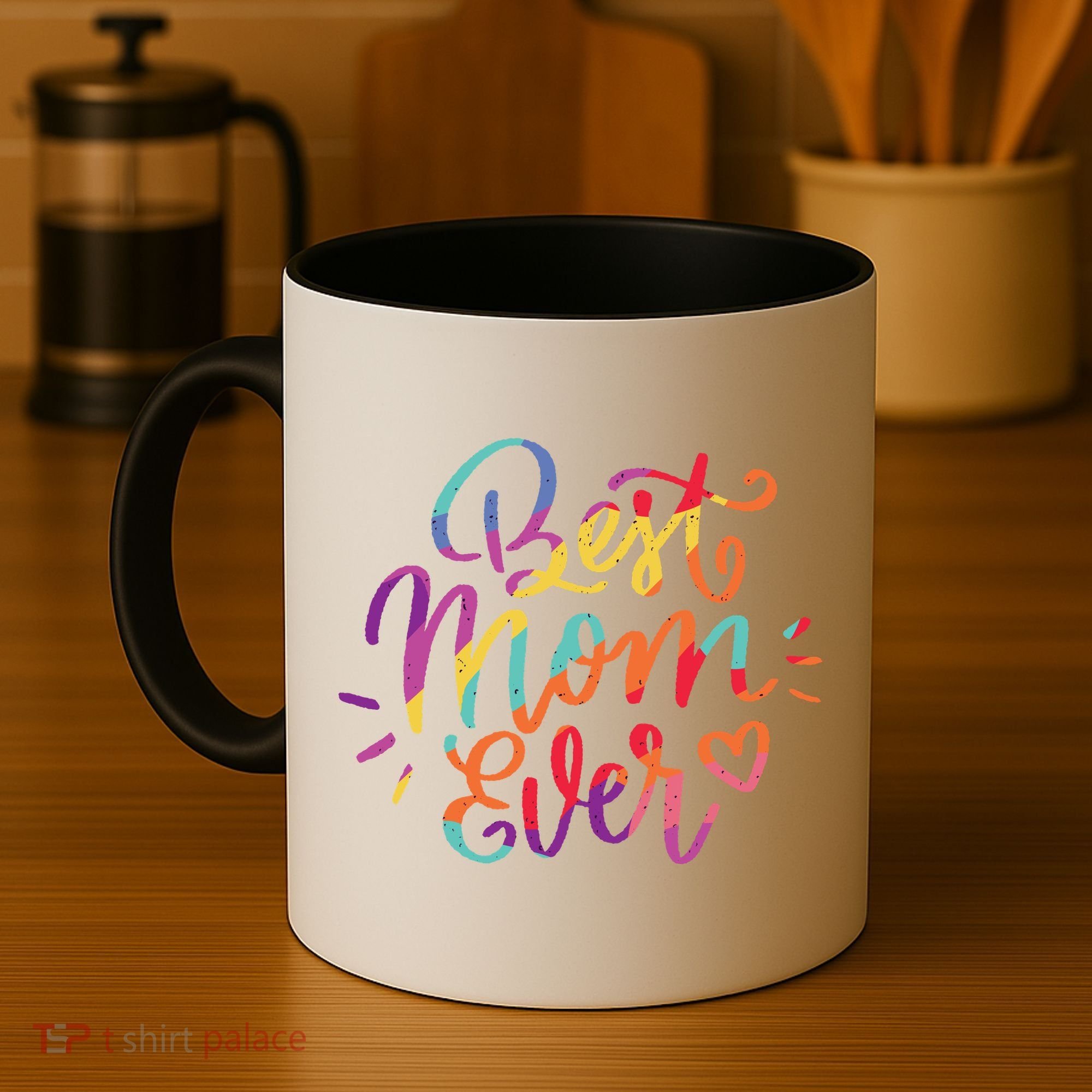 Rainbow Best Mom Ever Coffee Mug