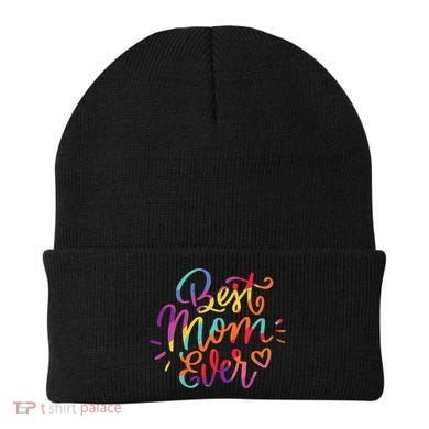 Rainbow Best Mom Ever Beanie