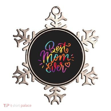 Rainbow Best Mom Ever Ornament