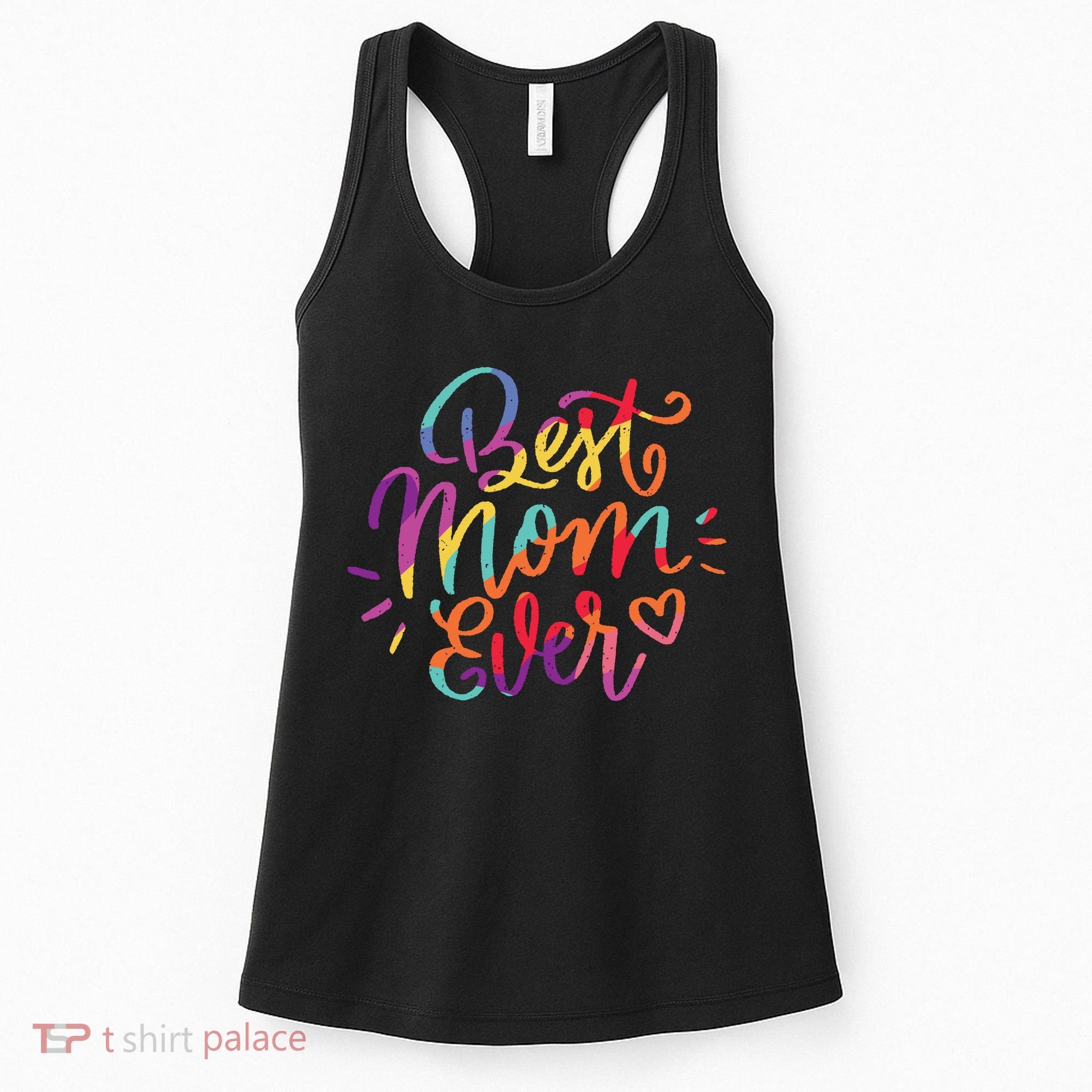 Rainbow Best Mom Ever Women's Tank Top