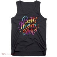 Rainbow Best Mom Ever Tank Top thumb 0