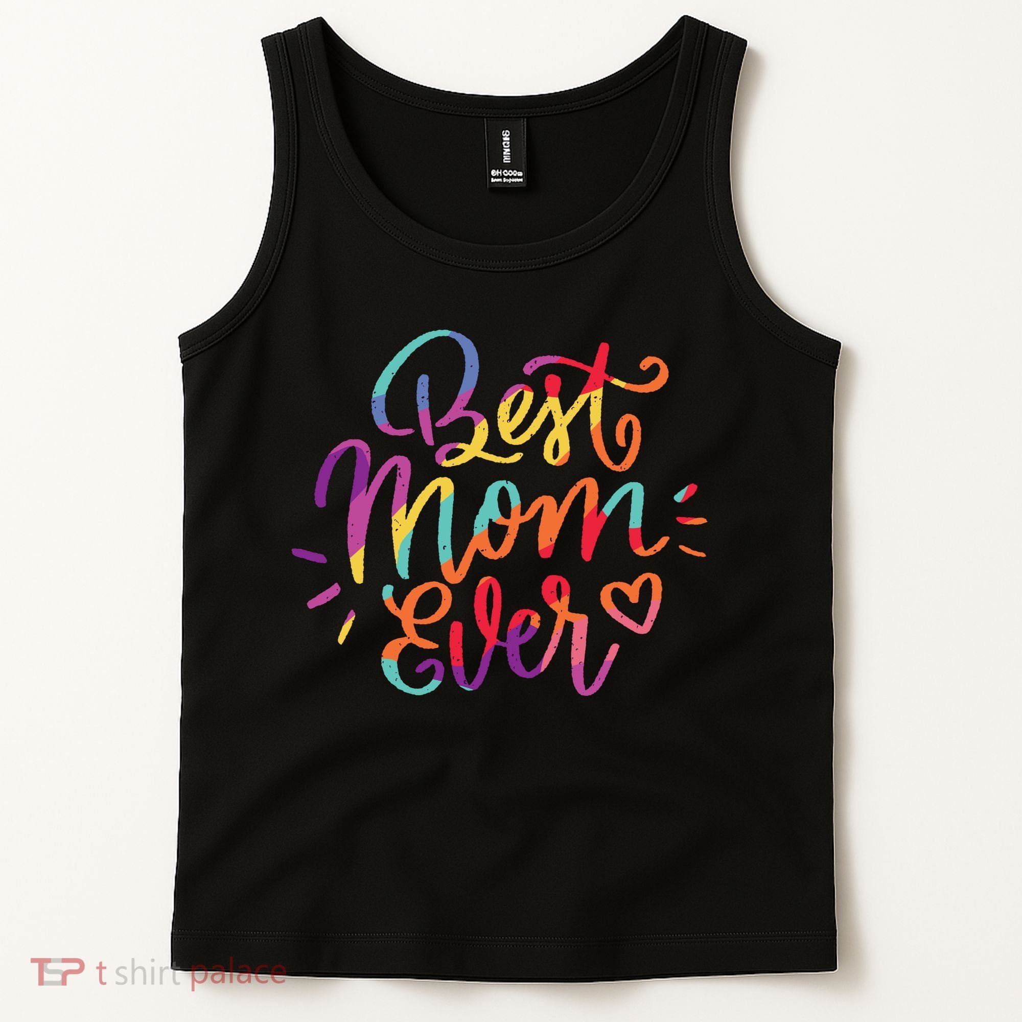 Rainbow Best Mom Ever Tank Top