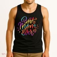 Rainbow Best Mom Ever Tank Top thumb 3
