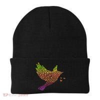 Rainbow Bird Abstract Flock Beanie thumb 0
