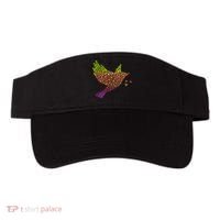 Rainbow Bird Abstract Flock Visor thumb 0