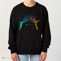 Rainbow Bird Flock Boy And Girl Women's Sweatshirt thumb 0