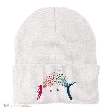 Rainbow Bird Flock Boy And Girl Beanie