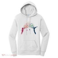 Rainbow Bird Flock Boy And Girl Women's Hoodie thumb 0