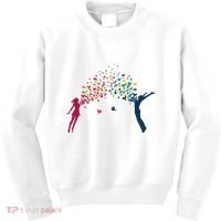 Rainbow Bird Flock Boy And Girl Kids Sweatshirt thumb 0