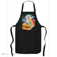 Rainbow Burger Space Cat Apron thumb 0