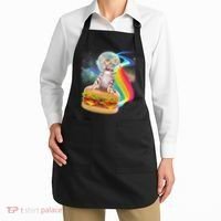 Rainbow Burger Space Cat Apron thumb 2