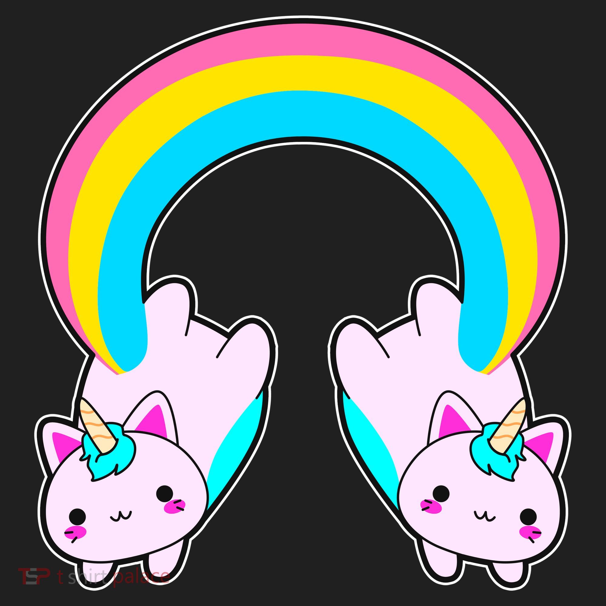 Rainbow Cat Twin Caticorns Women's Sweatshirt