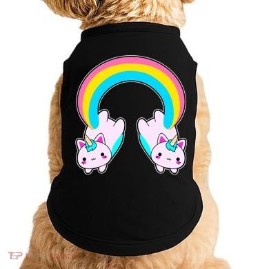 Rainbow Cat Twin Caticorns Doggie Tank