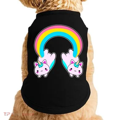 Rainbow Cat Twin Caticorns Doggie Tank