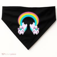 Rainbow Cat Twin Caticorns USA-Made Doggie Bandana thumb 0