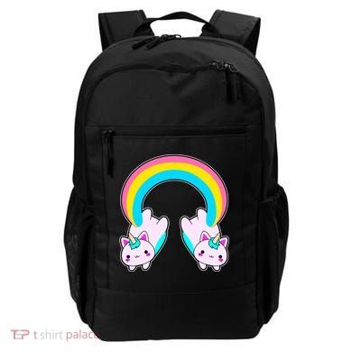 Rainbow Cat Twin Caticorns Backpack
