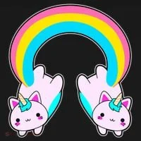Rainbow Cat Twin Caticorns Bucket Hat thumb 4