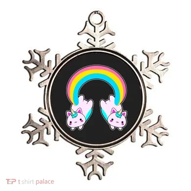 Rainbow Cat Twin Caticorns Ornament