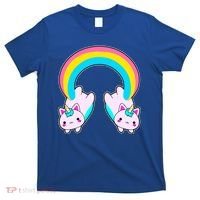 Rainbow Cat Twin Caticorns T-Shirt thumb 0