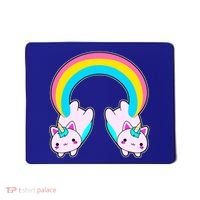 Rainbow Cat Twin Caticorns Mousepad thumb 0