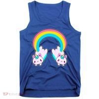 Rainbow Cat Twin Caticorns Tank Top thumb 0
