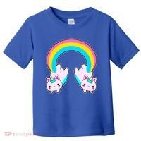 Rainbow Cat Twin Caticorns Toddler T-Shirt thumb 0
