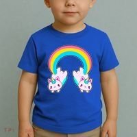 Rainbow Cat Twin Caticorns Toddler T-Shirt thumb 2