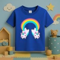 Rainbow Cat Twin Caticorns Toddler T-Shirt thumb 3