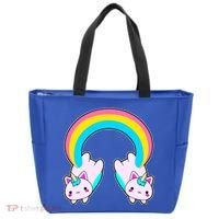 Rainbow Cat Twin Caticorns Tote Bag thumb 0