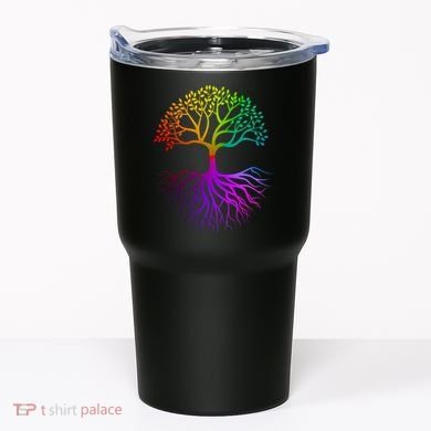 Rainbow Colorful - Tree Of life Tumbler