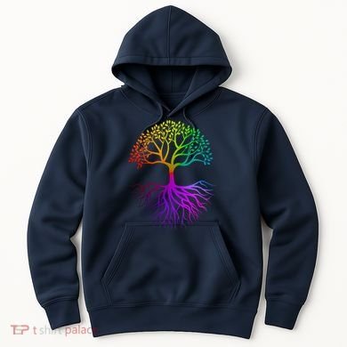Rainbow Colorful - Tree Of life Hoodie