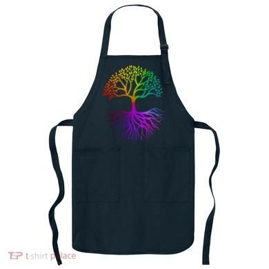 Rainbow Colorful - Tree Of life Apron